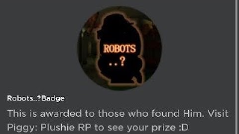 How Get The "Robots" Badge In Piggy: The Robotic Apocalypse