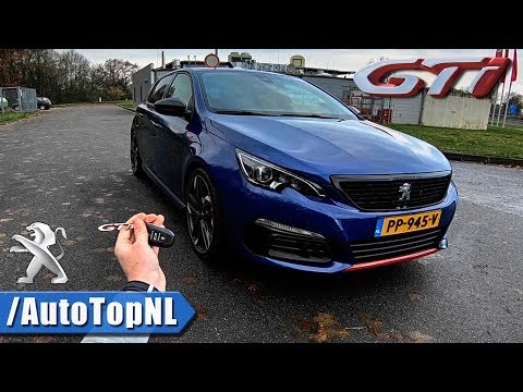 2018 Peugeot 308 GTi REVIEW POV On AUTOBAHN By AutoTopNL