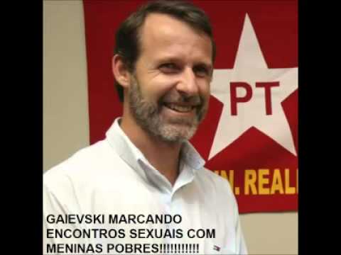 #BOMBA no PT paranaense: áudio mostra Gaievski marcando encontros com meninas pobres!!!