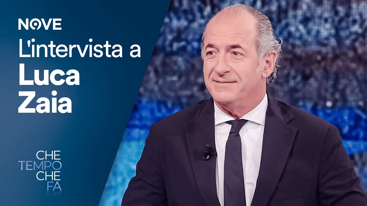 L'intervista a Luca Zaia | Che tempo che fa