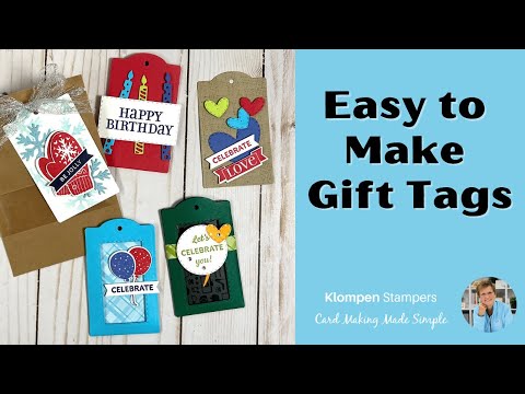 Handmade Gift Tags - How to Make Them