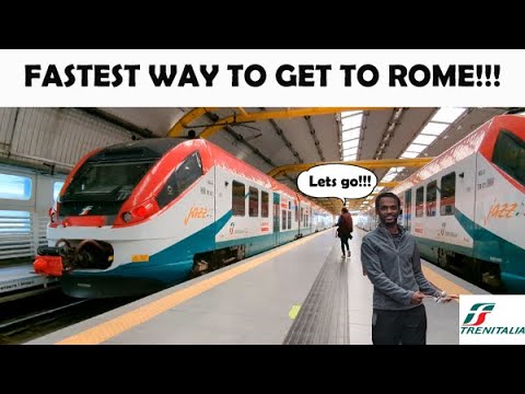 Travel from Rome airport to the city fast and easy: Leonardo express train
