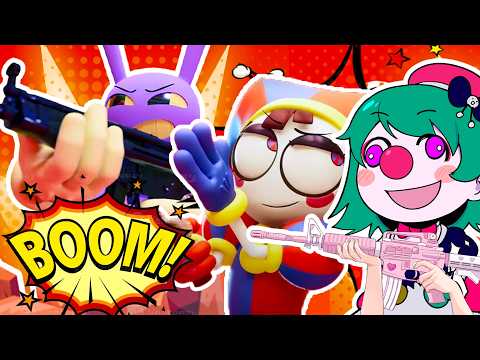 WE LOVE GUNS!! Finding Pomni's Evil Side || Episode 6 The Amazing Digital Circus