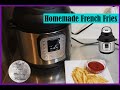 HOMEMADE FRENCH FRIES | INSTANT POT AIR FRYER LID RECIPES