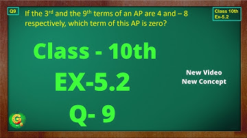Ex 5.2 Q9 Class10 | AP Chapter 5 | Exercise 5.2 | Class10 | NCERT | Class10 Ex 5.2 Q9 | Green Board