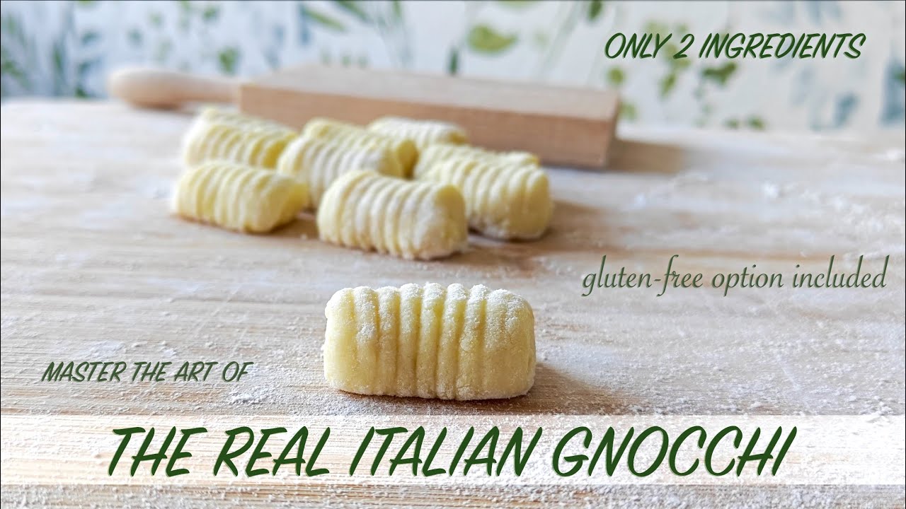 THE REAL ITALIAN HOMEMADE GNOCCHI HAVE ONLY 2 INGREDIENTS | Gluten-free option included | Save money