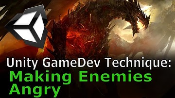 Making Enemies Angry | Unity GameDev Technique