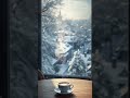 First Snow, First Sip 🤍☕️
