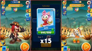 Cream run in Sonic Dash Score Chase 