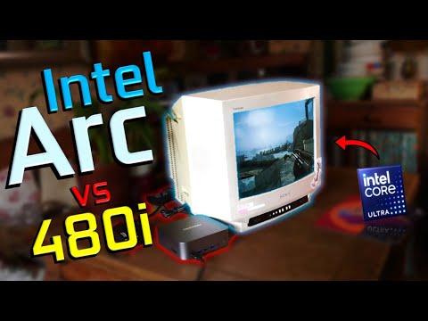 Intel's New Arc Igpu ... Ultra Settings On A Crt?