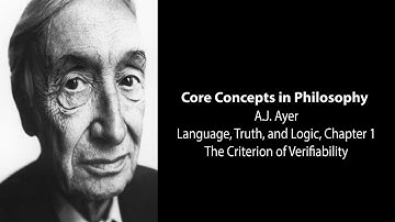 A.J. Ayer, Language, Truth, and Logic | The Criterion of Verifiability | Philosophy Core Concept