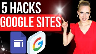 5 HACKS You Didn't Know // Google Sites Tips and Tricks 🔥