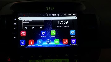 Màn hình Android tích hợp camera hành trình và camera lùi AHD cho Camry 2005