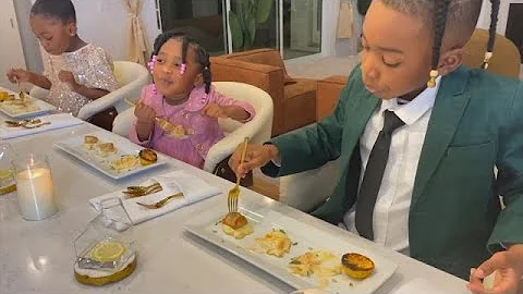 Parents Go Viral for Feeding Kids Fancy Dinners - DayDayNews