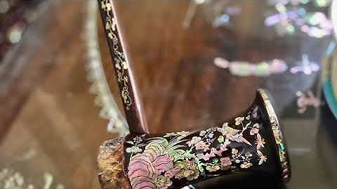 Đàn cò cẩn ốc xà cừ đẹp cs Đồ Gỗ Cẩn Ốc Xà Cừ Đức Tiến sdt0972537582