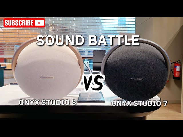 Harman Kardon Onyx Studio 7 vs Studio 8 🔥🔥 Sound battle class=