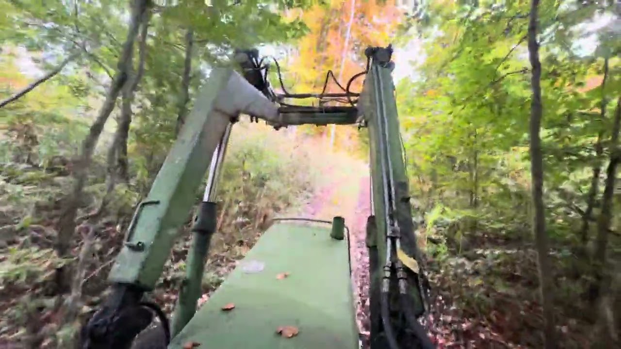 Rückweg mit Fendt 105 Allrad vom Hang 