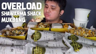 OVERLOAD SHAWARMA SHACK MUKBANG | FULL MENU MUKBANG