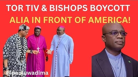 GENOCIDE: Tor Tiv & Catholic Bishops BOYCOTT Governor Alia in Front of US Congress & UN Delegation 
