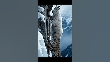 Life Leopard🙏Goat Ep675 #shortsvideo #goat #leopardadventure #viralvideo #leopard #goatclimbing 🦾🐾