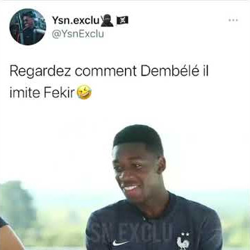 Regardez comment dembélé il imite nabil fekir 😂😂😂
