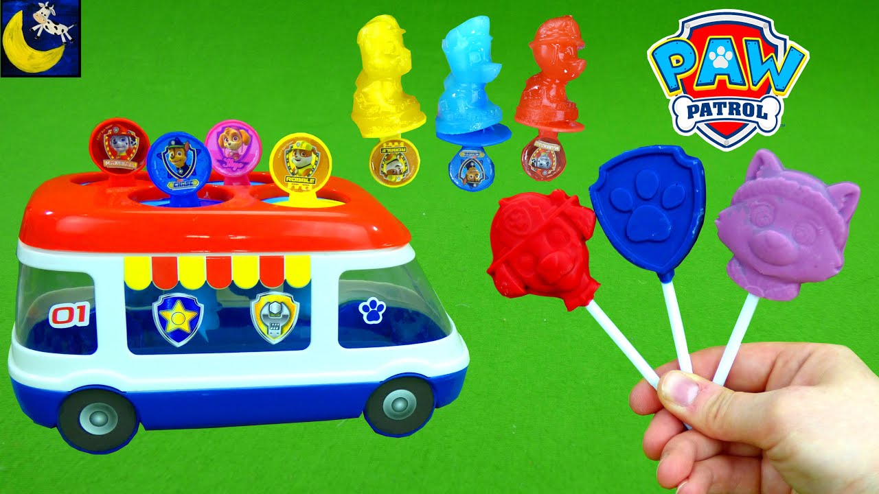 DIY Toy Make Your Own... AMAV Paw Patrol Ice-Pops Truck Machine Kit for Kids 