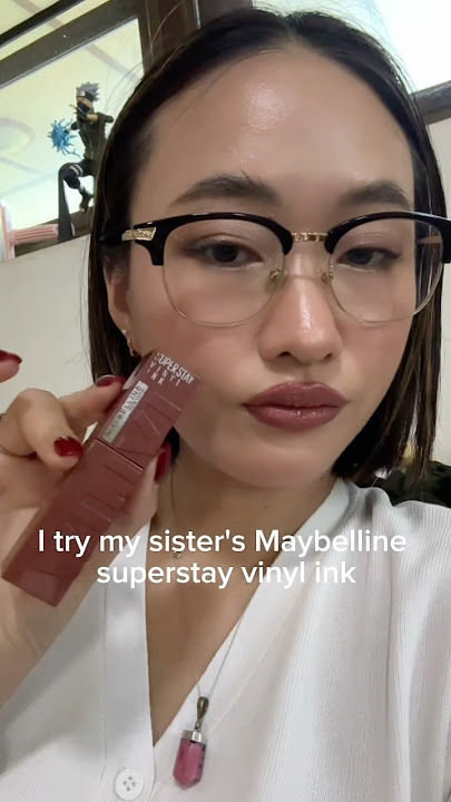 Nude brown shade🤎✨so gorgeous🥰 #__ppmotd #brownlip #maybellinelip #maybellinevinylink