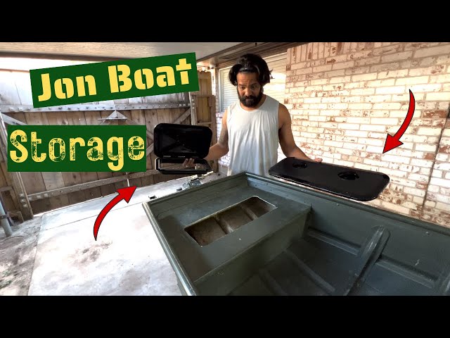 UPGRADED - Adding Storage to small JON BOAT 