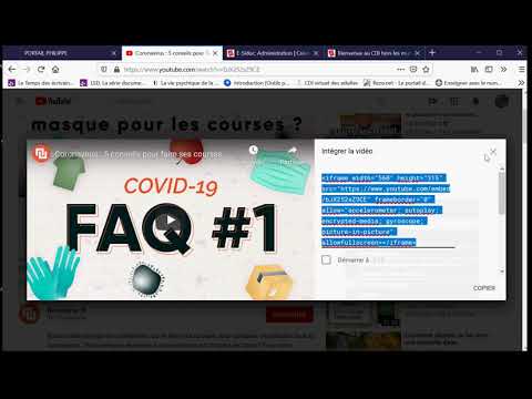 E-sidoc V2 mettre une vidéo YouTube sur votre portail documentaire e-sidoc V2 Tutoriel Esidoc vidéo