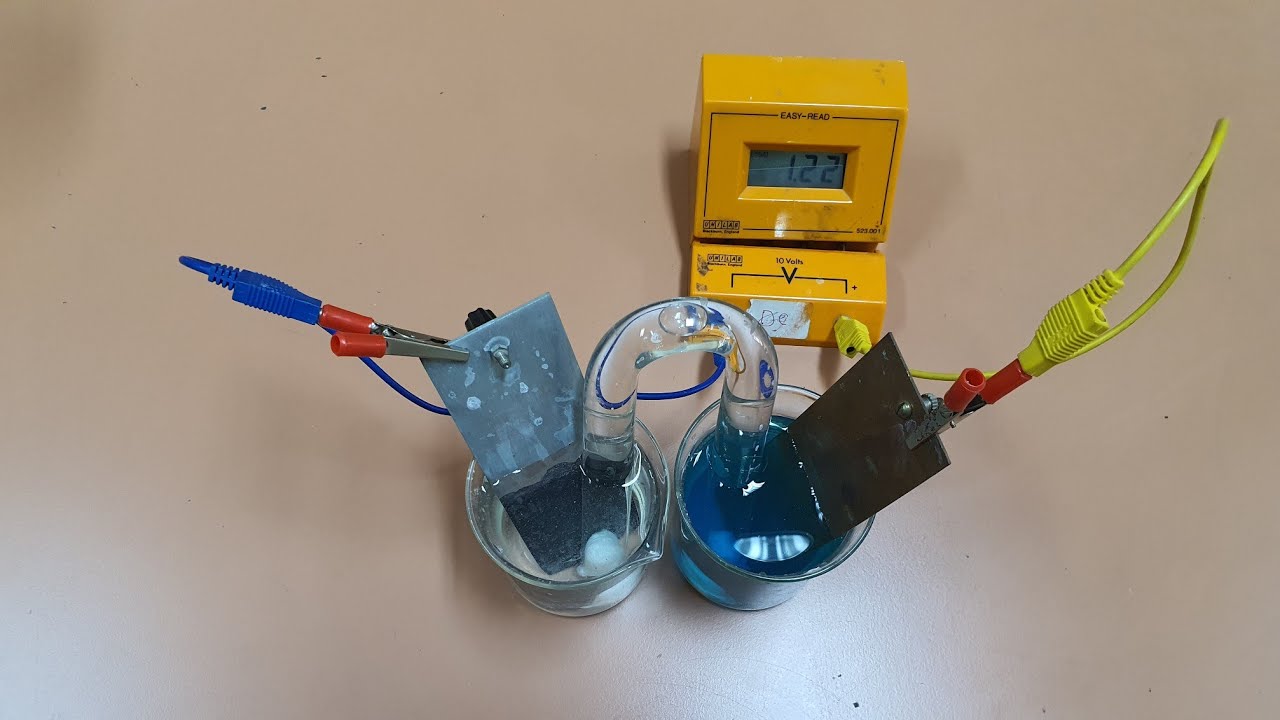 الكيمياء الكهربية ج1 ( الخلية الجلفانية - قياس جهود الأقطاب باستخدام قطب الهيدروجين القياسي )