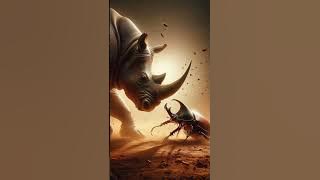 Rhinoceros Vs Scorpion Nice Fusion AI Shorts🧬😱😱😱🧬#AI Video #AI Animals #AI Shorts#YouTube Shorts
