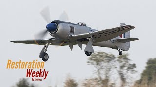 Hawker Tempest makes first flight! -  Restoration Weekly Episode 6