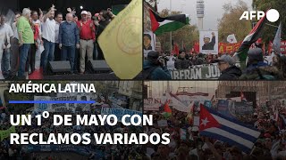 Un 1º de mayo con reclamos variados en América Latina | AFP