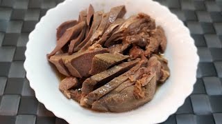 Hong Kong Recipe : Stewed Pig's Tongue with Supreme Soy Sauce