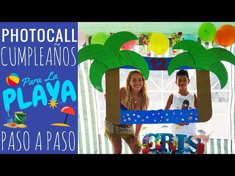 Ideas para decorar CUMPLEAÑOS en la PLAYA- PISCINA- VERANO Paso a Paso  @TeQuieroMami