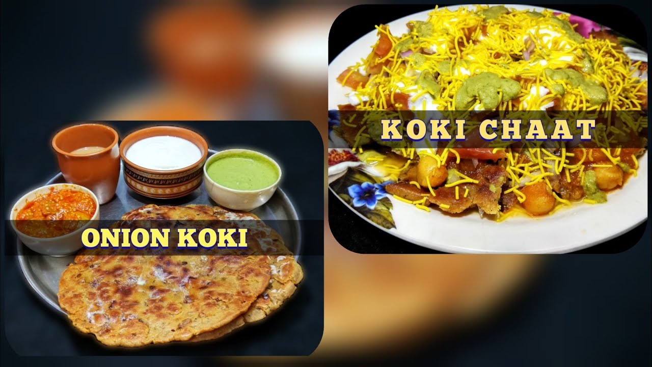 Onion Koki And Koki Chaat Recipe In Sindhi Style I By Food Craviotic ...
