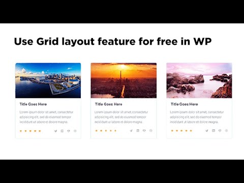 How to design posts in Grid Layout for free in WordPress