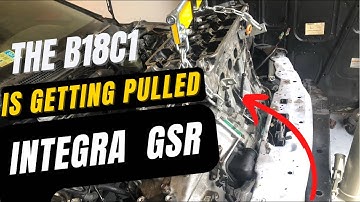 2000 Integra Gsr project build: B18c1 all motor getting pulled out!!