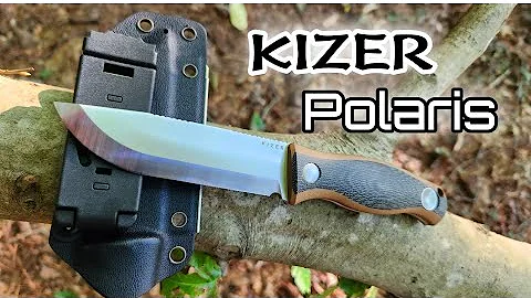 First SCANDI GRIND Kizer Fixed Blade!!