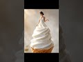 Ice cream dress👗 #ai #aigenerated #sweets #dress #elegant