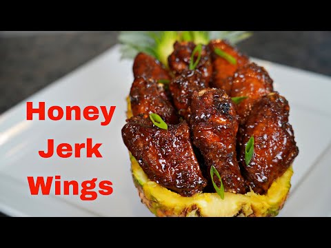 Honey Jerk Wings The BEST wings and Homemade Green Seasoning