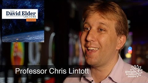 An interview with Prof. Chris Lintott - David Elder Lecture 8 September 2016