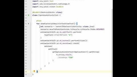 How to use Espresso to do Integration Testing in Android?