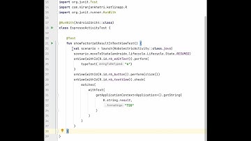 How to use Espresso to do Integration Testing in Android?