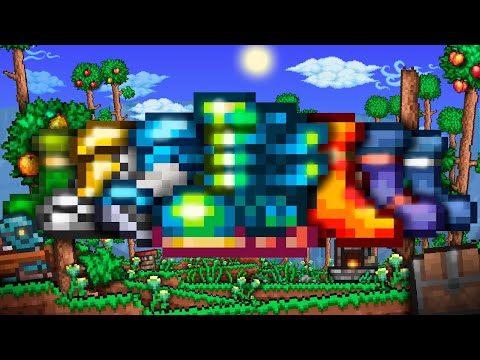 [Terraria] Создание Искромётных Терра-ботинок с описанием всех нужных ботинок (Terraspark Boots)