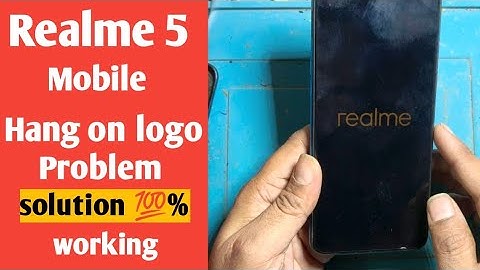 Realme 5 mobile Hang on logo problem | realme 5 auto restart problem 