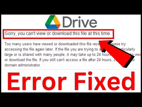 Fix Google Drive