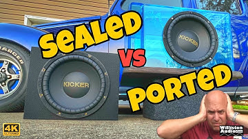 The Great Subwoofer Debate: Ported vs Sealed - Which Sounds Better? KICKER Comp Gold