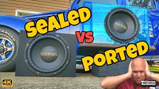 The Great Subwoofer Debate: Ported vs Sealed - Which Sounds Better? KICKER Comp Gold screenshot 5