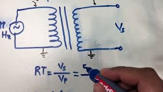 Como achar a relação de transformação de um transformador através de um osciloscópio